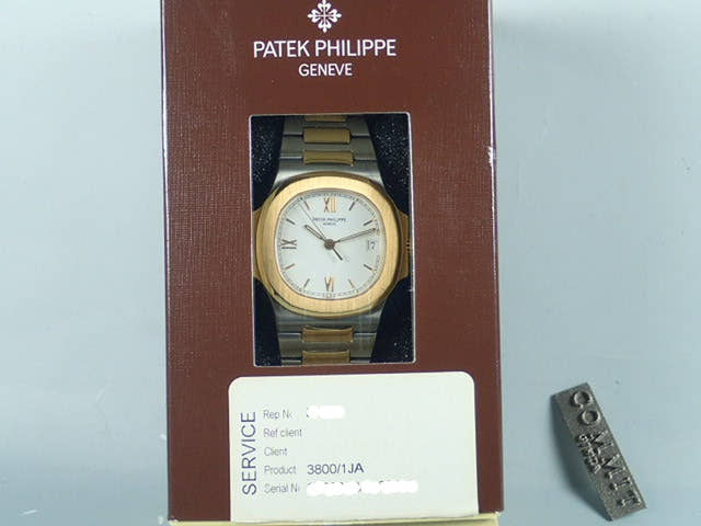 パテックフィリップ ノーチラス Ref.3800/1JA ホワイトマット文字盤 中古 nautilus-30