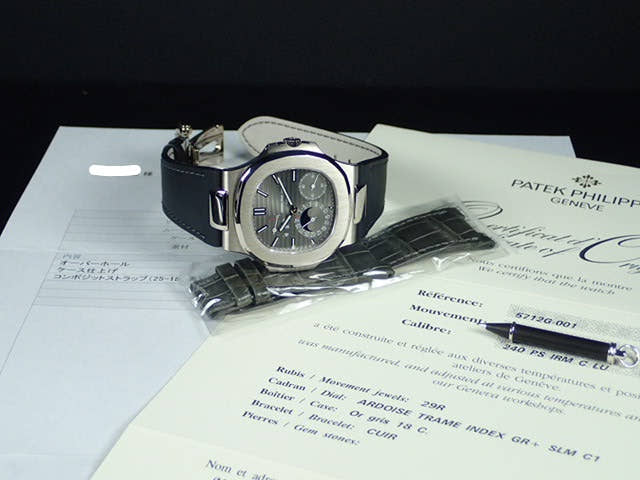 パテックフィリップ ノーチラス Ref.5712G-001 グレー文字盤 中古 nautilus-34