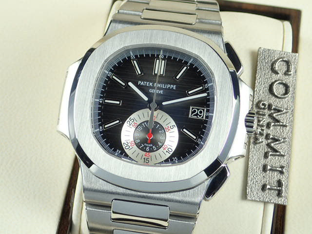 パテックフィリップ ノーチラス Ref.5980/1A ブラック文字盤 中古 nautilus-35
