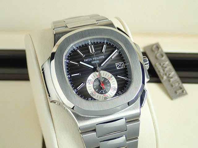 パテックフィリップ ノーチラス Ref.5980/1A ブラック文字盤 中古 nautilus-35