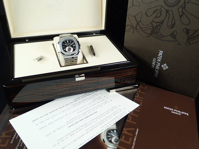 パテックフィリップ ノーチラス Ref.5980/1A ブラック文字盤 中古 nautilus-35