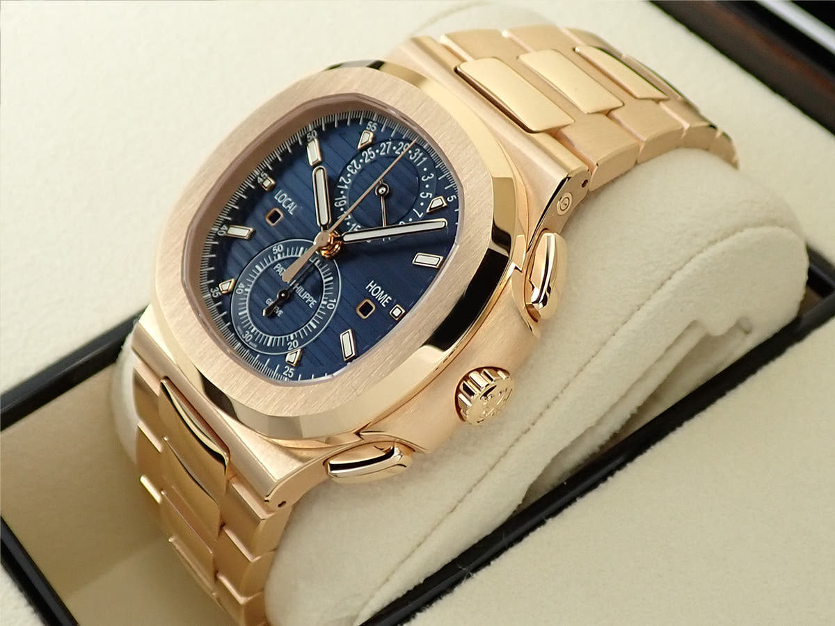パテックフィリップ ノーチラス Ref.5990/1R-001 ブルーソレイユ文字盤 中古 2H672688
