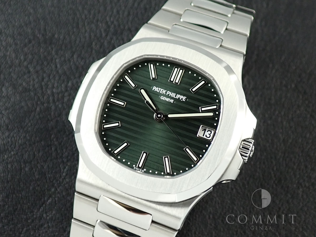 パテックフィリップ ノーチラス Ref.5711/1A-014 グリーン文字盤 極美品 LTWZ66FX