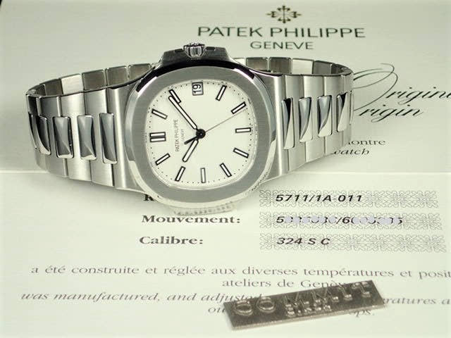 パテックフィリップ ノーチラス Ref.5711/1A ホワイト文字盤 中古 nautilus-38