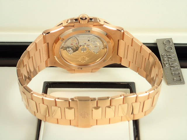 パテックフィリップ ノーチラス Ref.5711/1R-001 ブラックブラウン文字盤 中古 nautilus-39