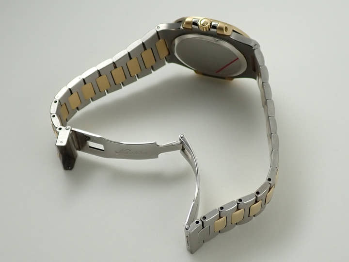 Patek Philippe Nautilus Ref. 3800/1JA Stainless Steel/Yellow Gold Champagne Dial