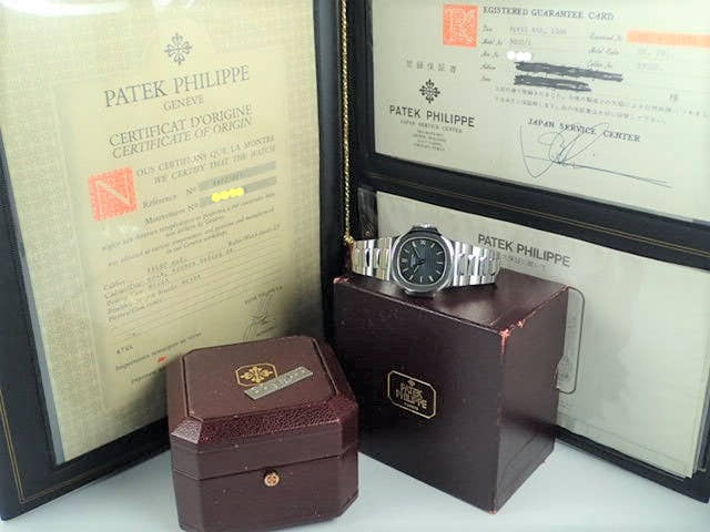 パテックフィリップ ノーチラス Ref.3800/1A ダークブルー文字盤 中古 nautilus-41