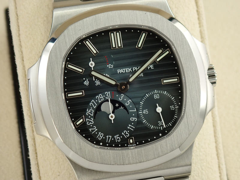 パテックフィリップ ノーチラス プチコンプリケーション Ref.5712/1A-001 ブルー文字盤 美中古 S7807949