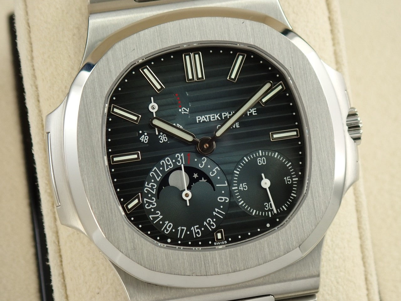 Patek Philippe Nautilus Petite Complication Ref.5712/1A-001 SS Blue Dial