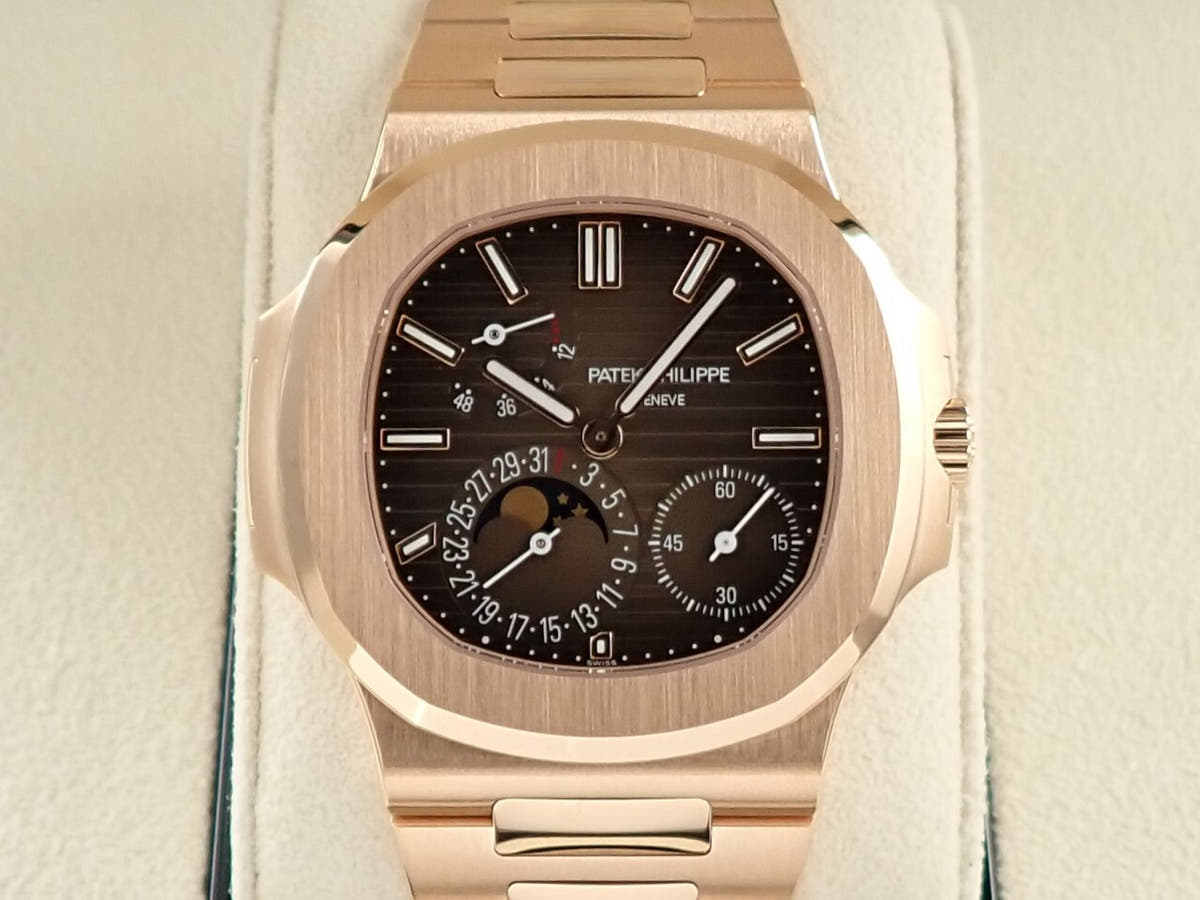 パテックフィリップ ノーチラス プチコンプリケーション Ref.5712/1R-001 ブラウン ソレイユ文字盤 未使用 4W851678