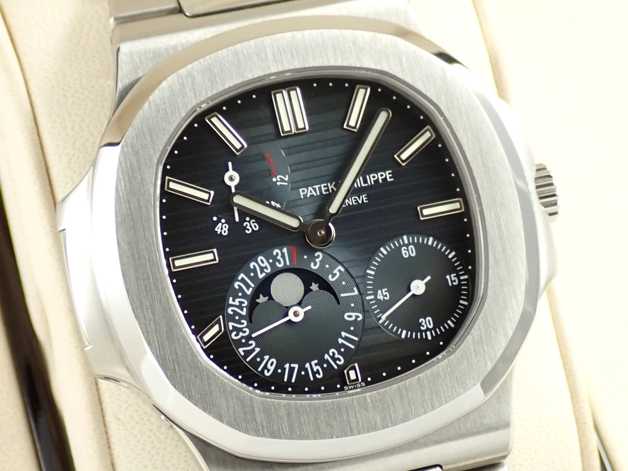 Patek Philippe Nautilus Petite Complication Ref.5712/1A-001 SS Blue Dial