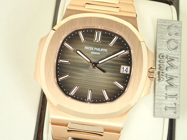 パテックフィリップ ノーチラス Ref.5711/1R-001 ブラックブラウン文字盤 中古 nautilus-60