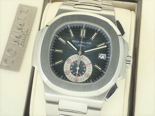 パテックフィリップ ノーチラス Ref.5980/1A-001 ブラックブルー文字盤 中古 nautilus-65