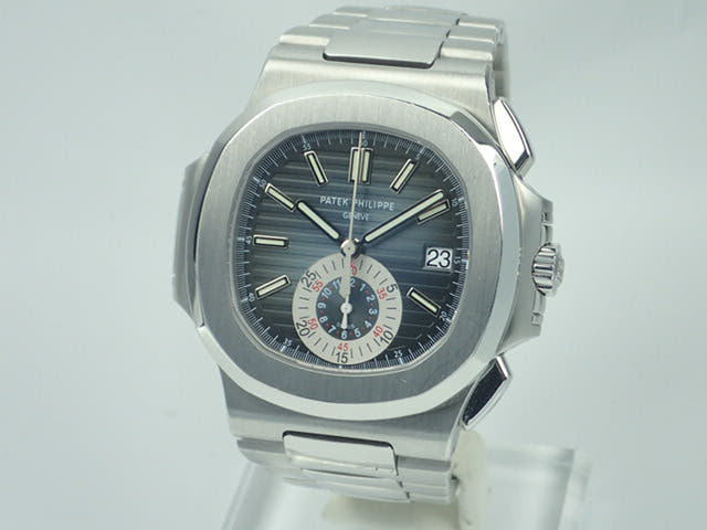 パテックフィリップ ノーチラス Ref.5980/1A-001 ブラックブルー文字盤 中古 nautilus-65