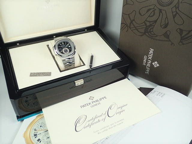 パテックフィリップ ノーチラス Ref.5980/1A-001 ブラックブルー文字盤 中古 nautilus-65