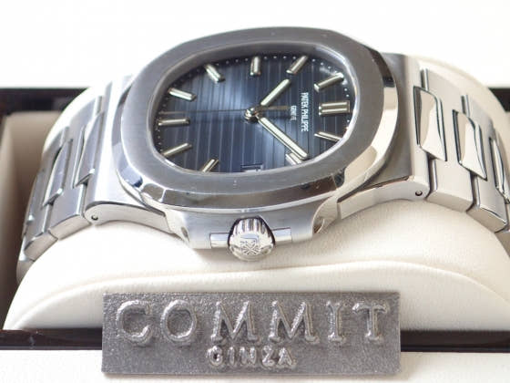 パテックフィリップ ノーチラス Ref.5711/1A ブラックブルー文字盤 中古 nautilus-6