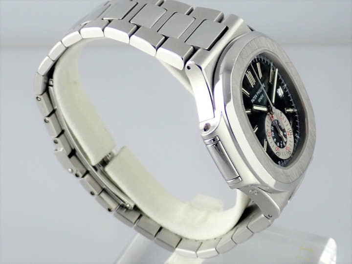 パテックフィリップ ノーチラス Ref.5980/1A-001 ブラックブルー文字盤 中古 nautilus-76