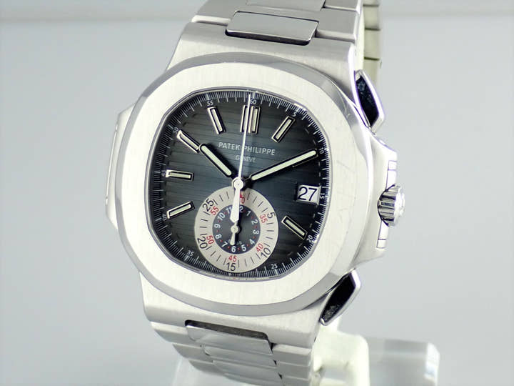パテックフィリップ ノーチラス Ref.5980/1A-001 ブラックブルー文字盤 中古 nautilus-76