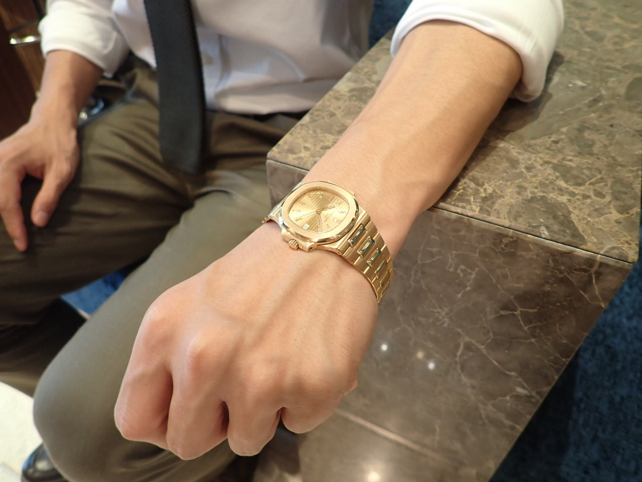 Patek Philippe Nautilus Champagne