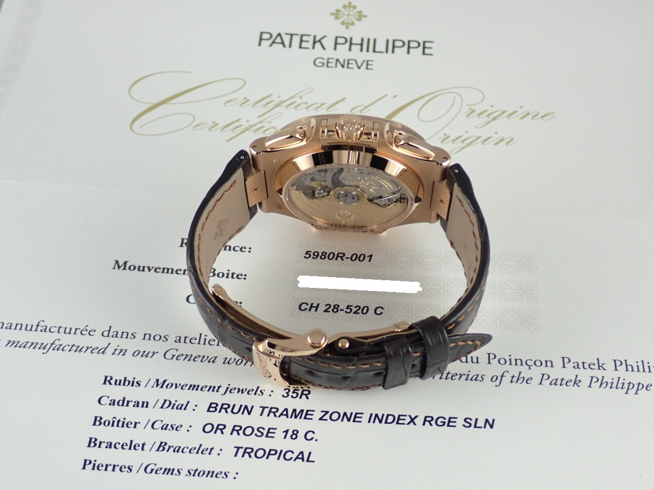 Patek Philippe Nautilus Chronograph [Unused] &lt;Warranty, Box, etc.&gt;