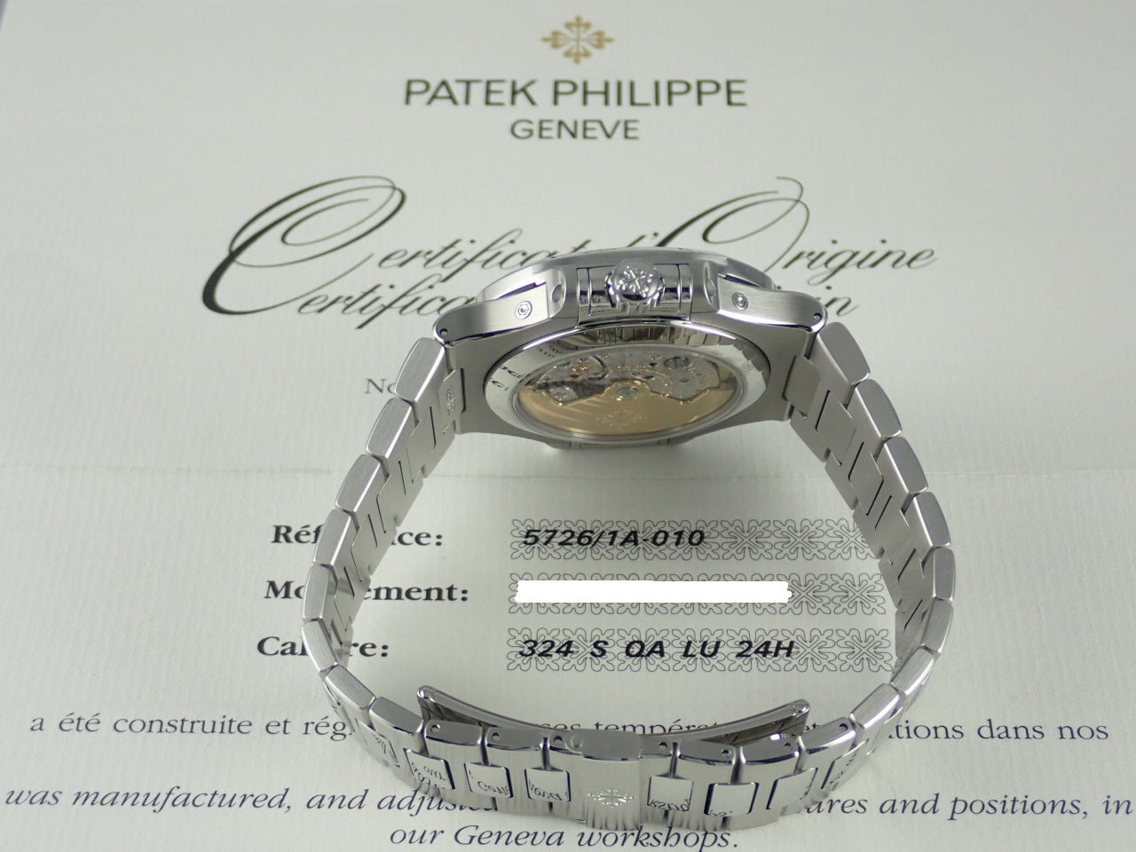 Patek Philippe Nautilus Annual Calendar &lt;Warranty, Box, etc.&gt;