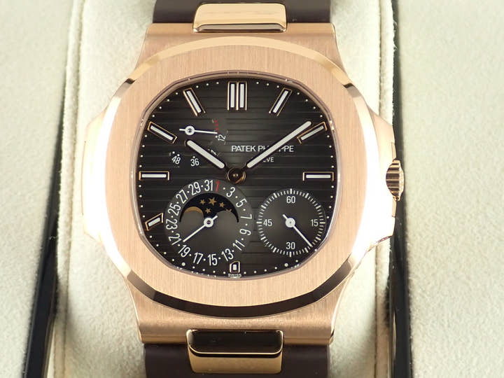 パテックフィリップ ノーチラス Ref.5712R-001 ブラックブラウン文字盤 美品 nautilus-83