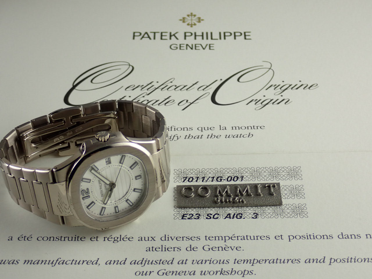 Patek Philippe Nautilus Quartz &lt;Warranty, Box, etc.&gt;