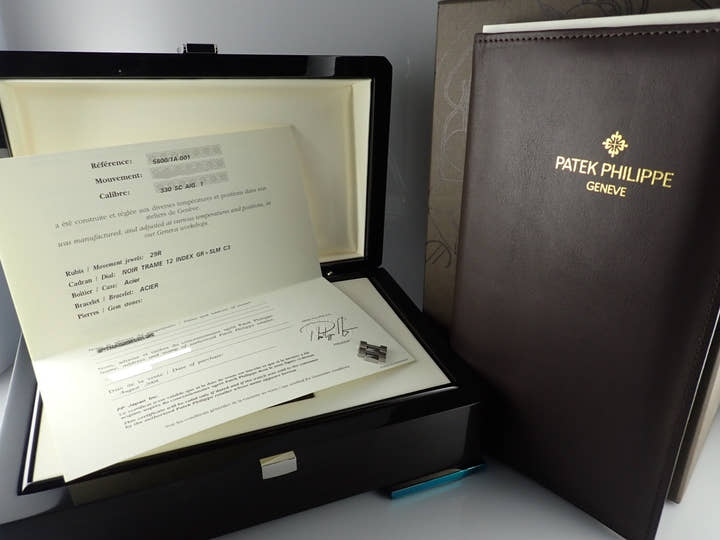 パテックフィリップ ノーチラス Ref.5800/1A-001 ダークブルー文字盤 中古 nautilus-89