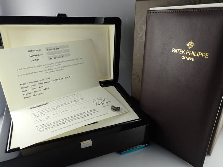 パテックフィリップ ノーチラス Ref.5800/1A-001 ダークブルー文字盤 中古 nautilus-89