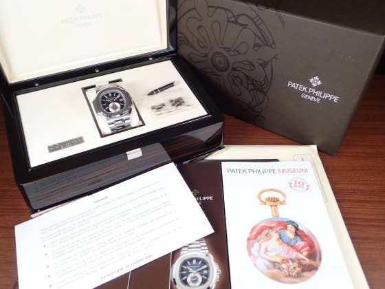 パテックフィリップ ノーチラス Ref.5980/1A ブラック文字盤 中古 nautilus-8