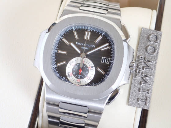 パテックフィリップ ノーチラス Ref.5980/1A ブラック文字盤 中古 nautilus-8