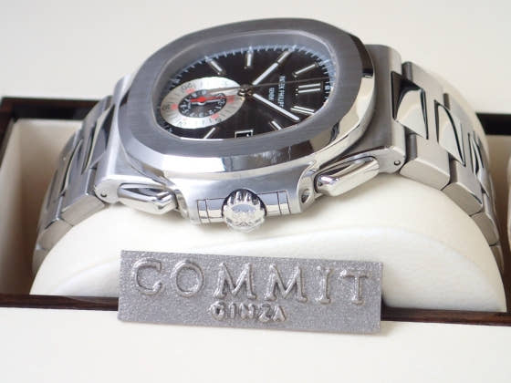 パテックフィリップ ノーチラス Ref.5980/1A ブラック文字盤 中古 nautilus-8