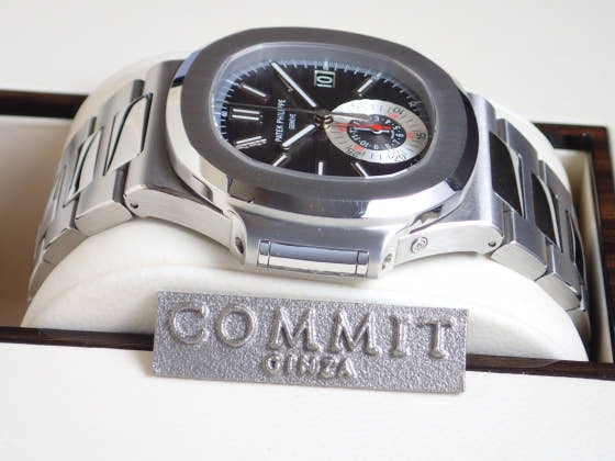 パテックフィリップ ノーチラス Ref.5980/1A ブラック文字盤 中古 nautilus-8