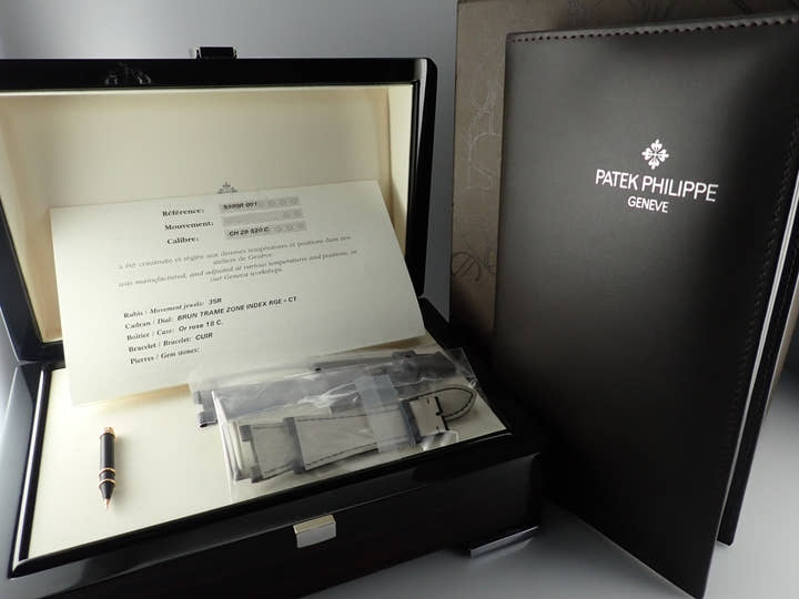 パテックフィリップ ノーチラス Ref.5980R-001 ブラックブラウン文字盤 中古 nautilus-99