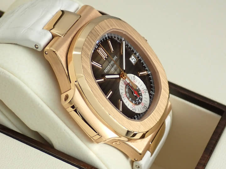 パテックフィリップ ノーチラス Ref.5980R-001 ブラックブラウン文字盤 中古 nautilus-99