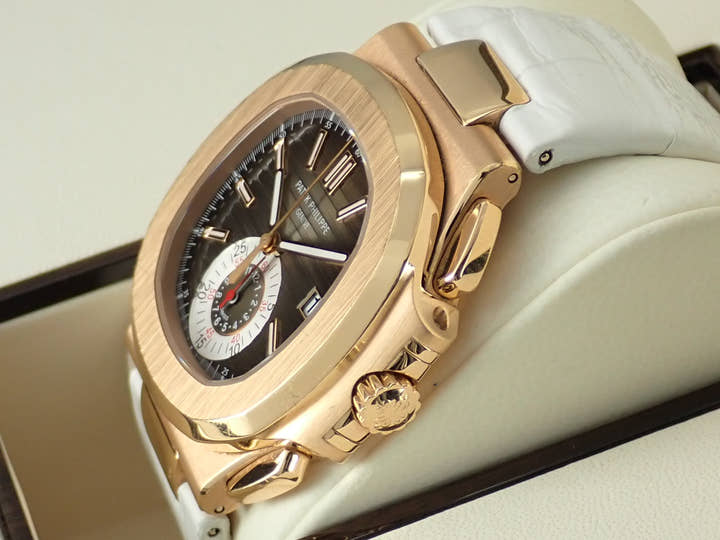 パテックフィリップ ノーチラス Ref.5980R-001 ブラックブラウン文字盤 中古 nautilus-99