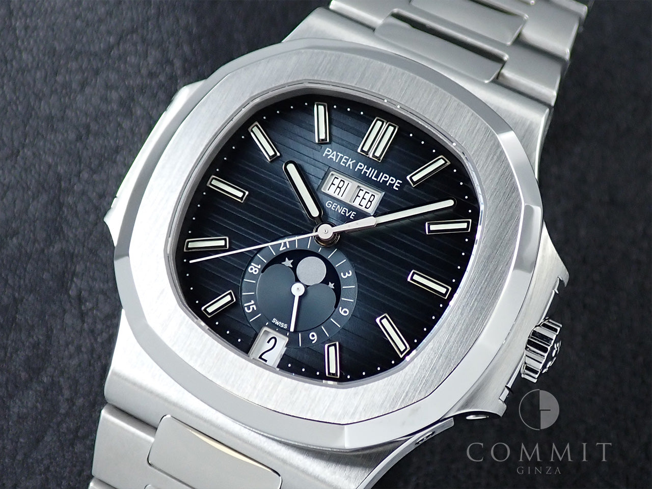 Patek Philippe Nautilus Annual Calendar Moon Phase &lt;Warranty, Box, etc.&gt;