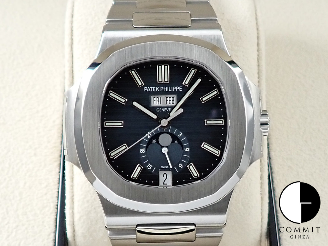 Patek Philippe Nautilus Annual Calendar Moon Phase &lt;Warranty, Box, etc.&gt;