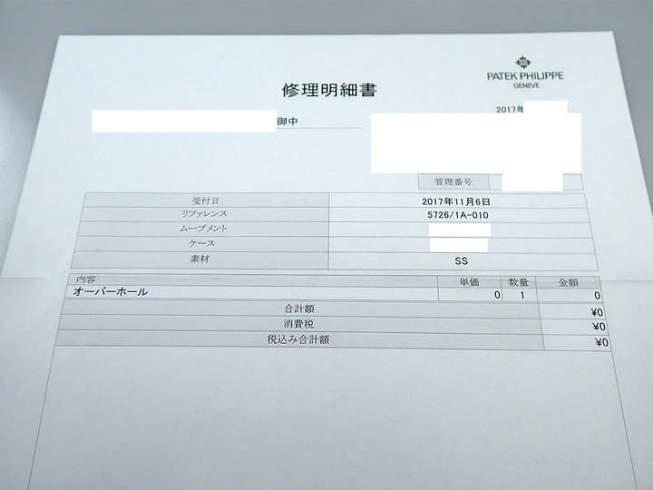 パテックフィリップ ノーチラス アニュアルカレンダー TIFFANY＆CO. Ref.5726/1A-010 ステンレススチール ホワイト文字盤