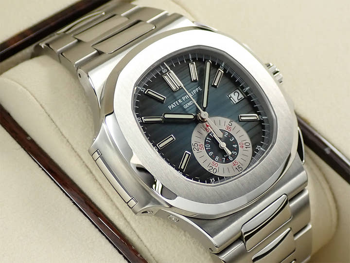 パテックフィリップ ノーチラス クロノグラフ Ref.5980/1A-001 ステンレススチール ブルー文字盤
