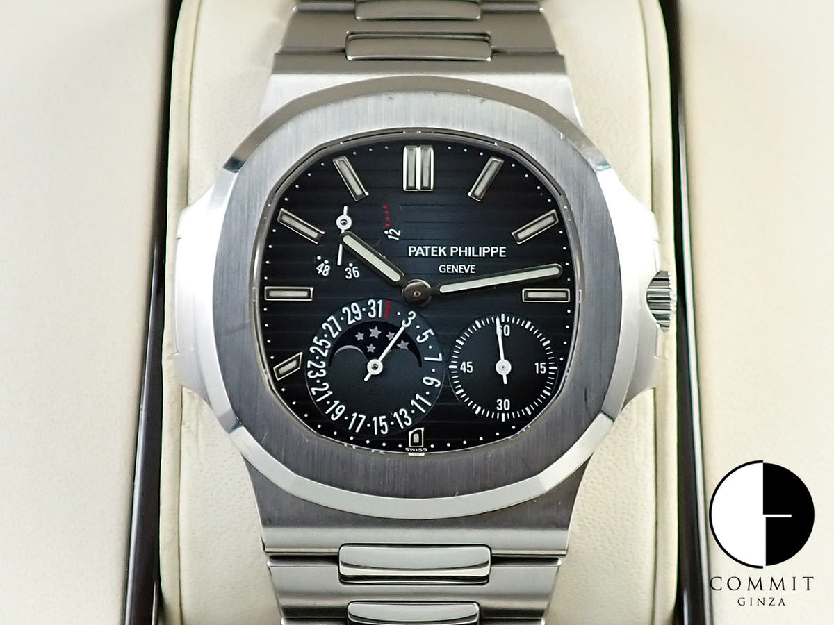 パテックフィリップ ノーチラス プチコンプリケーション Ref.5712/1A-001 ステンレススチール ブルー文字盤