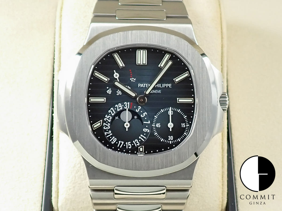 パテックフィリップ ノーチラス プチコンプリケーション Ref.5712/1A-001 ステンレススチール ブルー文字盤