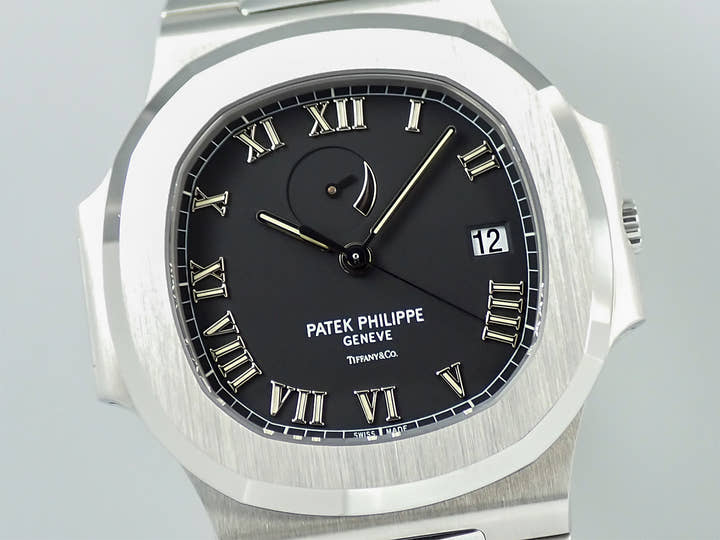 パテックフィリップ ノーチラス パワーリザーブ TIFFANY＆CO. Ref.3710/1A-001 ステンレススチール ブラック文字盤