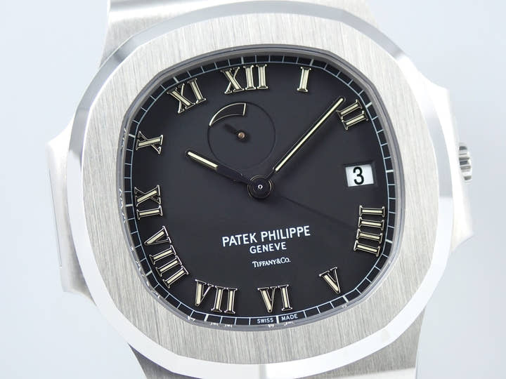 パテックフィリップ ノーチラス パワーリザーブ TIFFANY＆CO. Ref.3710/1A-001 ステンレススチール ブラック文字盤