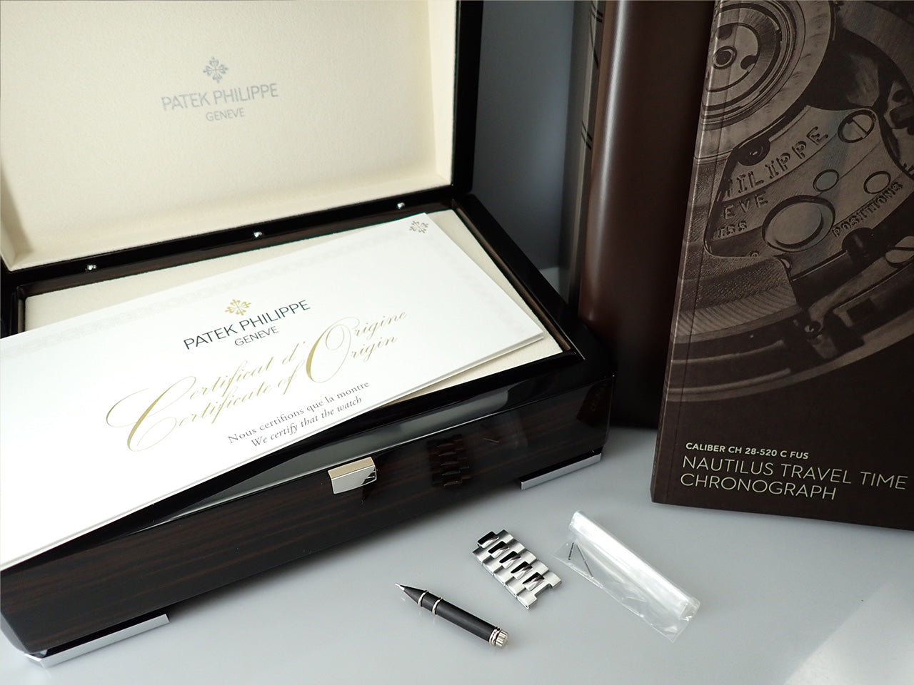 Patek Philippe Nautilus Travel Time Chronograph &lt;Warranty, Box, etc.&gt;