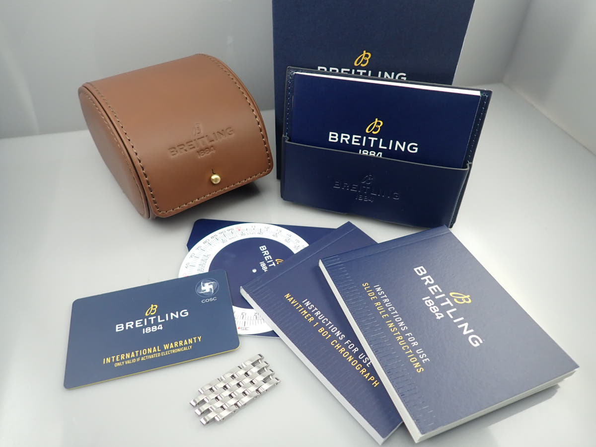 Breitling Navitimer B01 Chronograph 43 Japan Edition Ref.AB0121A21B1A1 Anthracite Dial Good Condition 14TT66C5