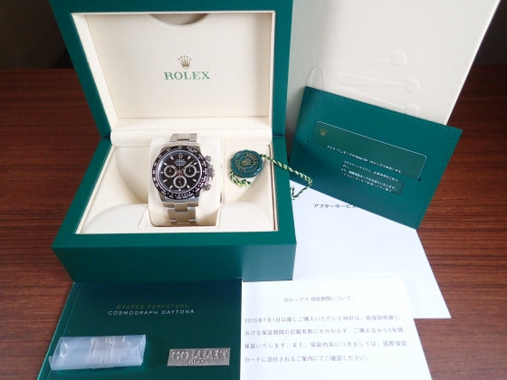 Rolex Daytona Black Dial [Unused] Ref.116500LN