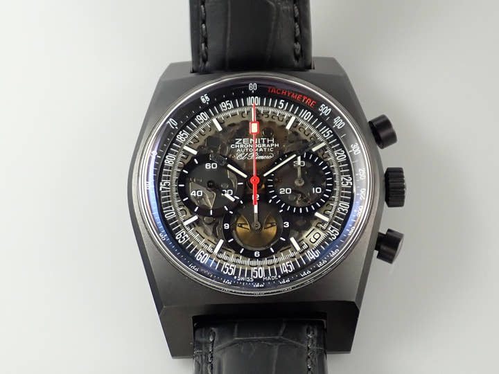 ゼニス ニューヴィンテージ 1969 エルプリメロ Ref.96.1969.469/77.C683 スケルトン文字盤 中古 LKHCP286