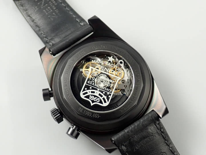 ゼニス ニューヴィンテージ 1969 エルプリメロ Ref.96.1969.469/77.C683 スケルトン文字盤 中古 LKHCP286
