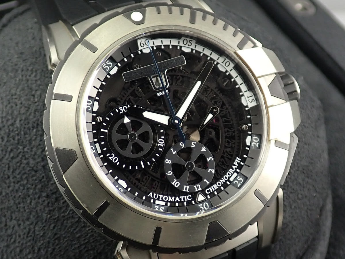 Harry Winston Ocean Sports Chronograph Ref.411/MCA44ZC.K Skeleton Dial Good Condition UY48YMYK